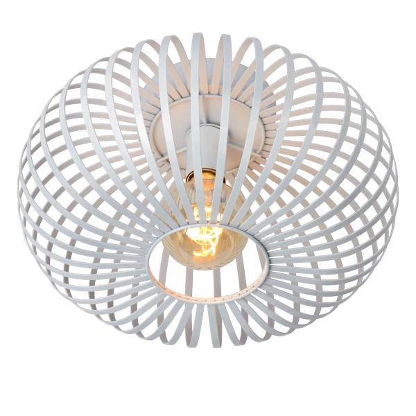 Lucide MANUELA - Flush ceiling light - Ø 39,5 cm - 1xE27 - White - detail 2